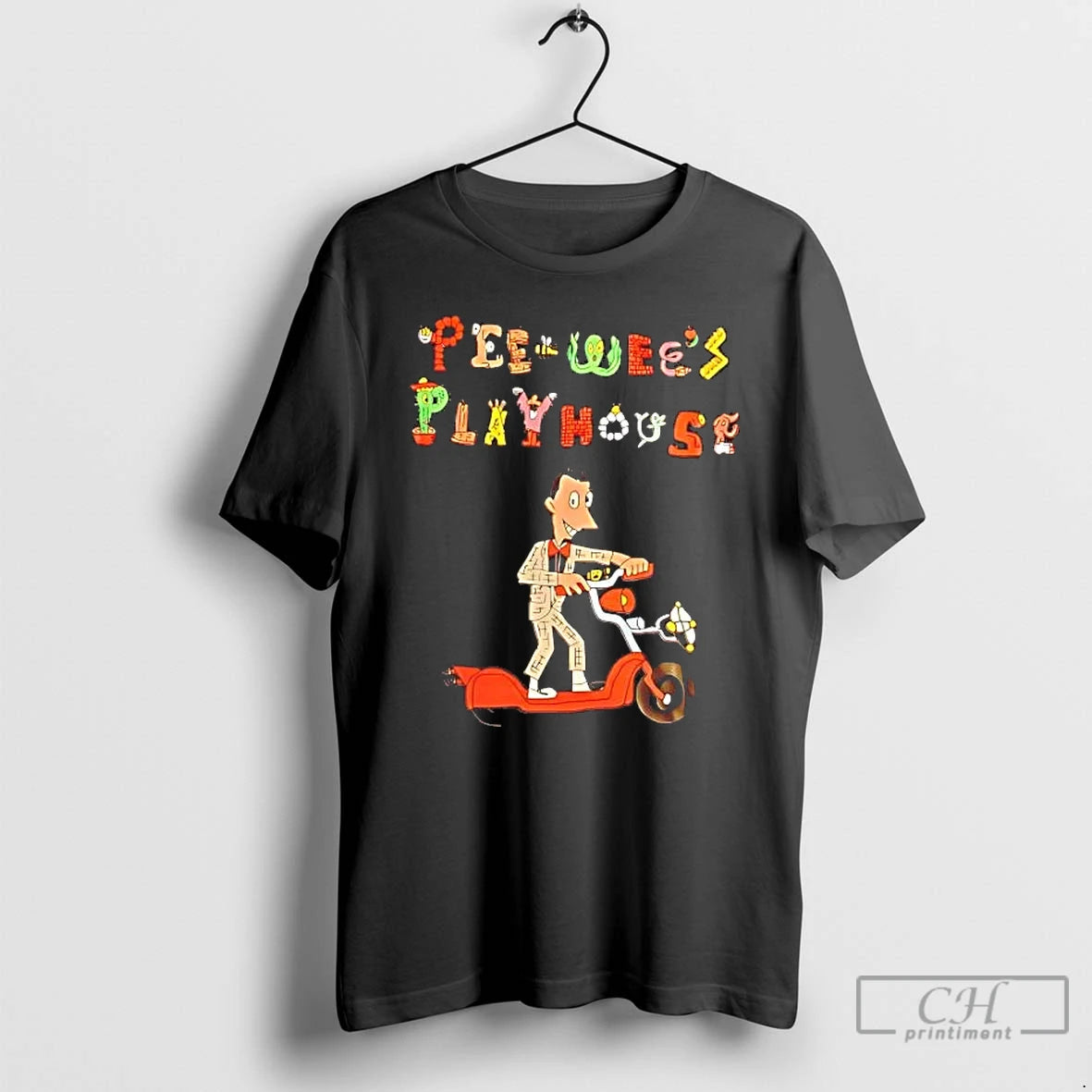 Premium Paul Reubens Caricature Pee Wees Playhouse T-Shirts, Hoodie, Sweatshirt | CiraTrend.com