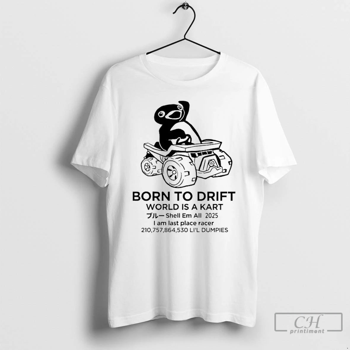 Premium Penguin Born To Drift World Is A Kart T-Shirts, Hoodie, Sweatshirt | CiraTrend.com