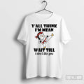 Premium Penguin Kung Fu Yall Think Im Mean Wait Till I Dont Like You T-Shirts, Hoodie, Sweatshirt | CiraTrend.com