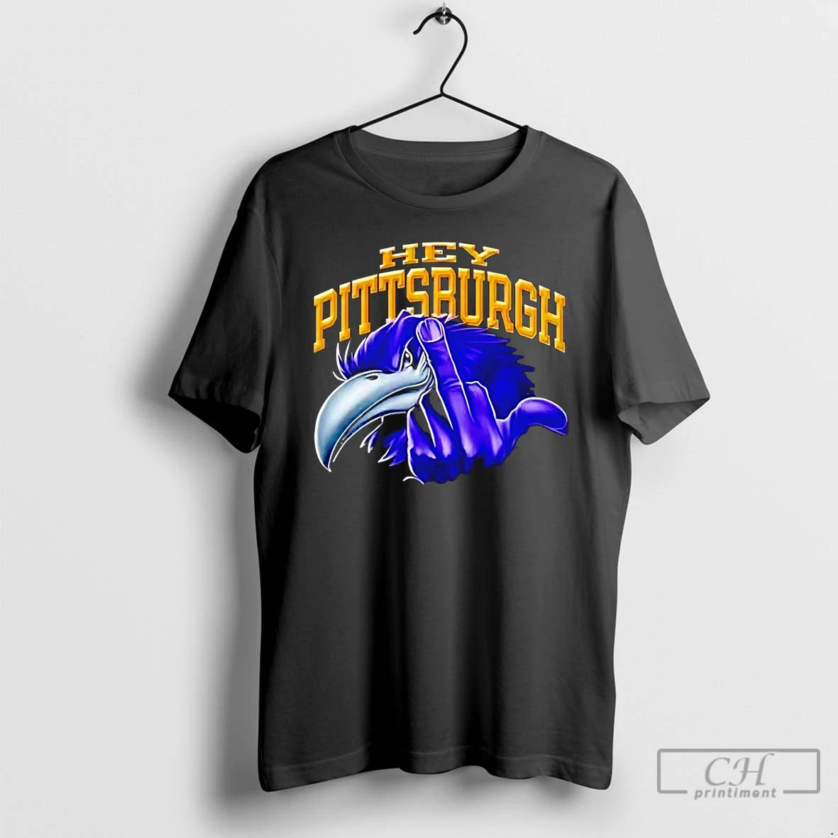 Premium Ravens Flock Hey Steelers Middle Finger T-Shirts, Hoodie, Sweatshirt | CiraTrend.com