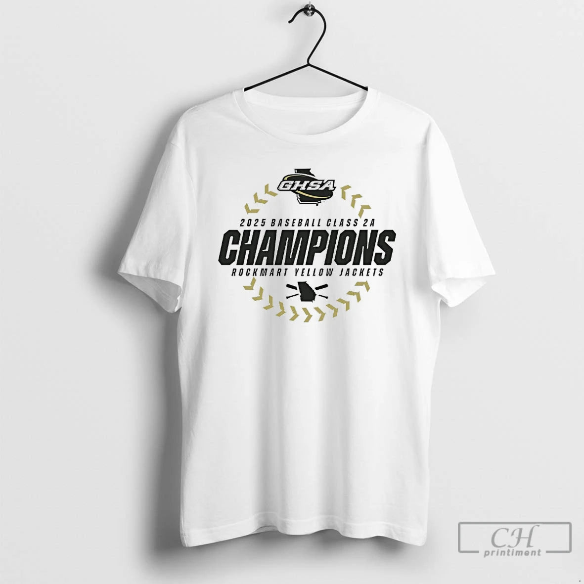 Premium Rockmart Yellow Jackets 2025 Ghsaa Baseball 2a State Champions T-Shirts, Hoodie, Sweatshirt | CiraTrend.com