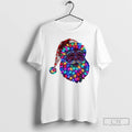 Premium Santa Claus Face Made From Christmas Tree Lights T-Shirts, Hoodie, Sweatshirt | CiraTrend.com