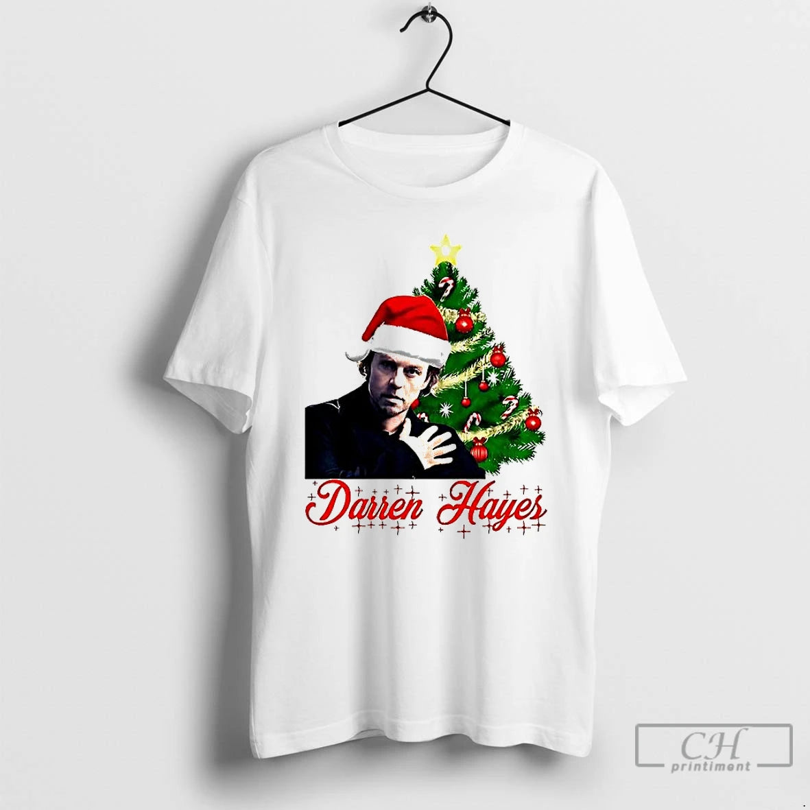 Premium Santa Darren Hayes Christmas Tree T-Shirts, Hoodie, Sweatshirt | CiraTrend.com