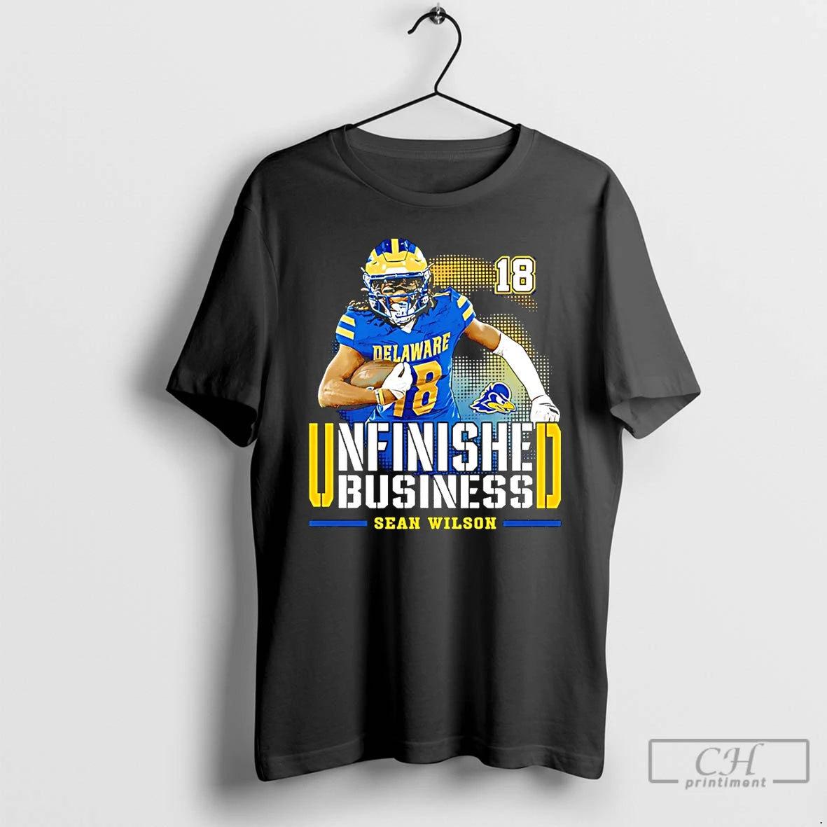 Premium Sean Wilson Delaware Football Ncaa Unfinished Business T-Shirts, Hoodie, Sweatshirt | CiraTrend.com