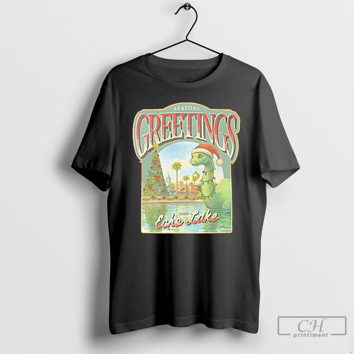 Premium Seasons Greetings From Echo Lake Christmas 2025 T-Shirts, Hoodie, Sweatshirt | CiraTrend.com