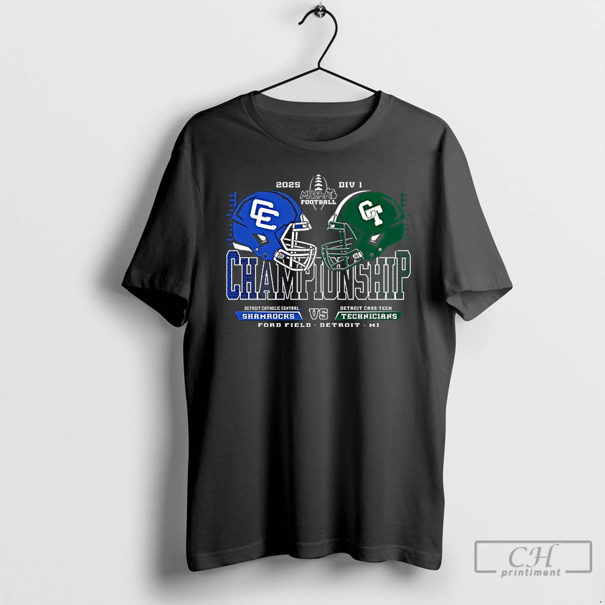 Premium Shamrocks Vs Technicians 2025 Mhsaa Football D1 Championship T-Shirts, Hoodie, Sweatshirt | CiraTrend.com