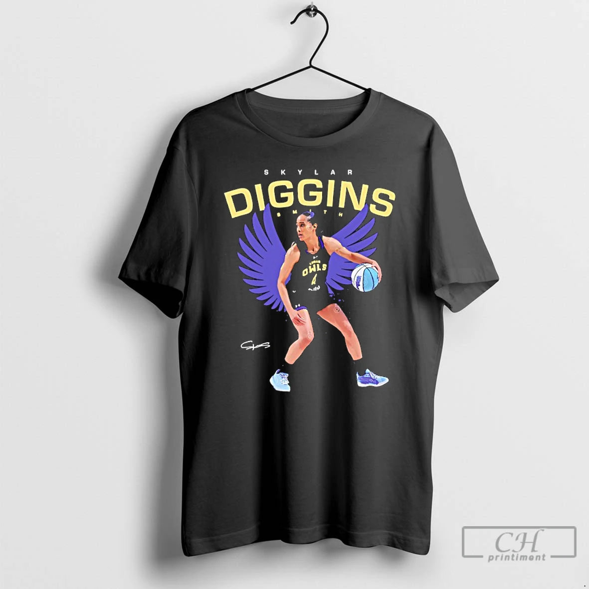 Premium Skylar Diggins Smith Lunar Owls Unrivaled Signature Graphic T-Shirts, Hoodie, Sweatshirt | CiraTrend.com