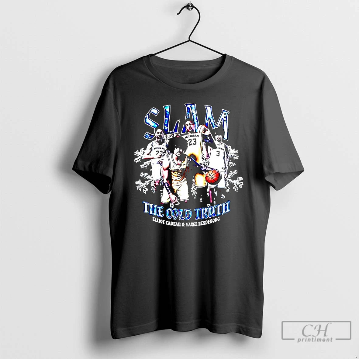 Premium Slam The Cold Truth Elliot Cadeau Yaxel Lendeborg Michigan Jersey T-Shirts, Hoodie, Sweatshirt | CiraTrend.com