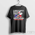 Premium Snoppy I Only Roll With The Best Team The Ole Miss T Shirts Sweater Hoodie, Sweatshirt | CiraTrend.com