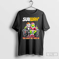 Premium Subway Logo Santa Jack And Grinch You Cant Sit With Us T Shirts