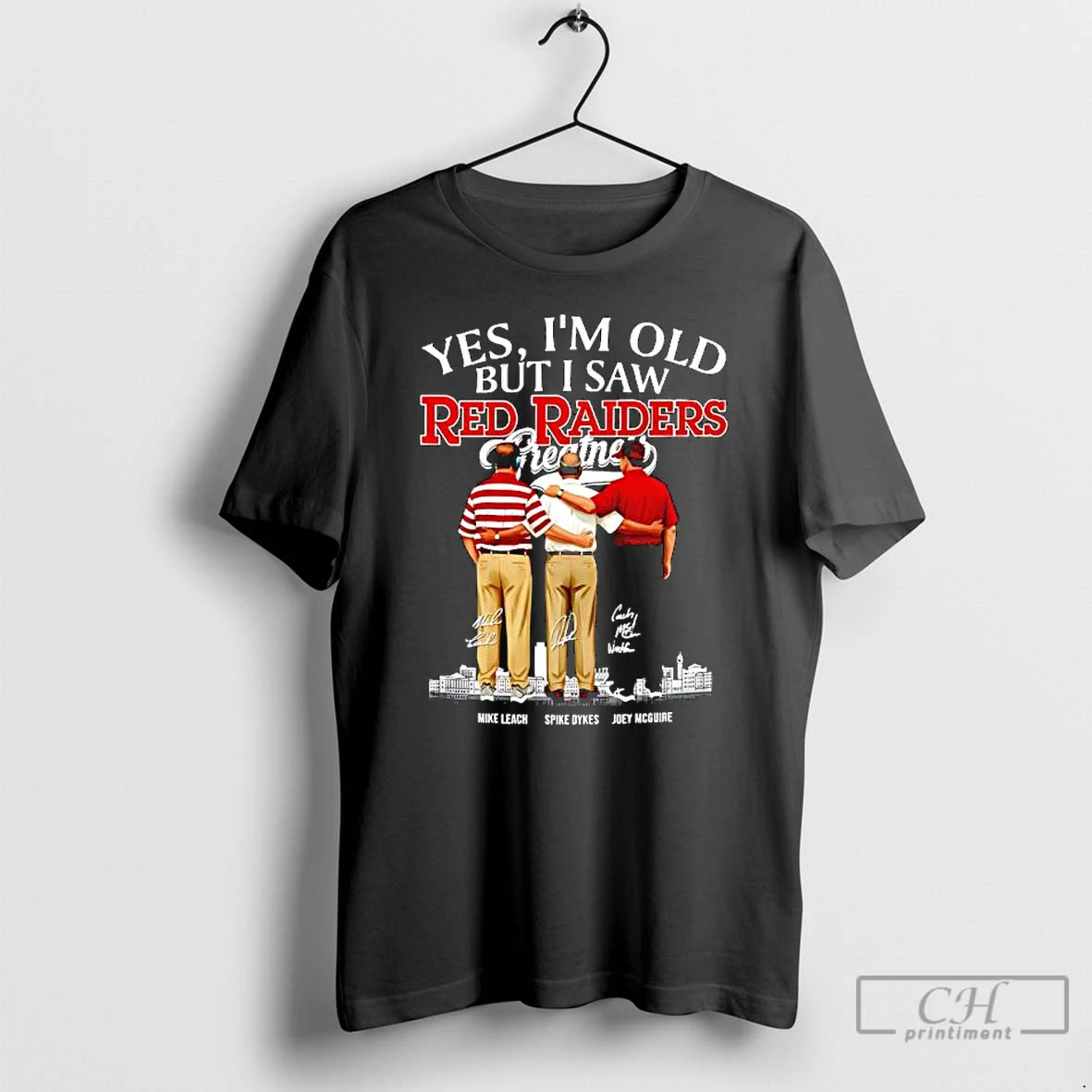 Premium Texas Tech Red Raiders Coaches Yes Im Old But I Saw Greatness Signatures T-Shirts, Hoodie, Sweatshirt | CiraTrend.com