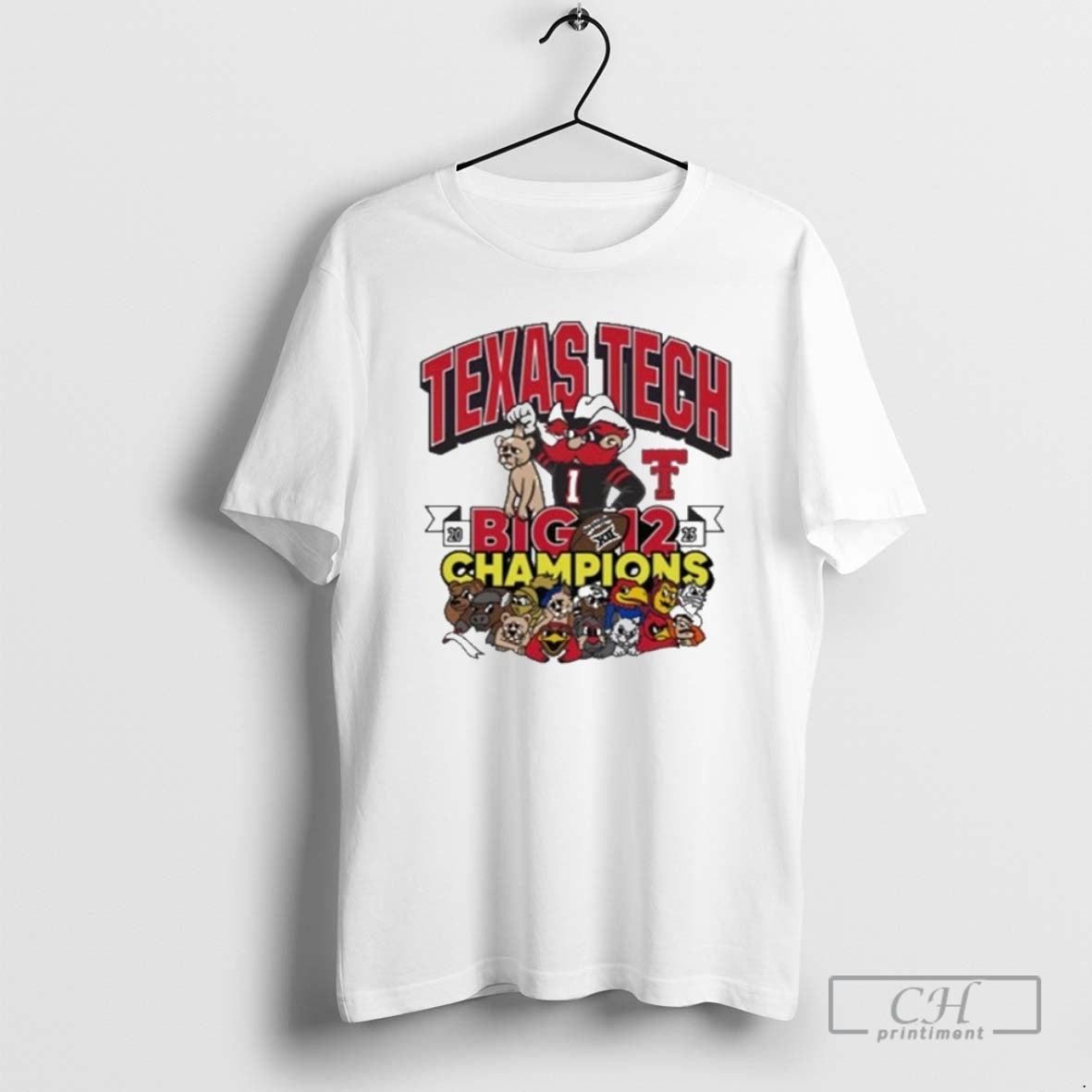 Premium Texas Tech Red Raiders Victory Winning Big 12 Football Champs Mascots Shirt Sweater Hoodie, Sweatshirt