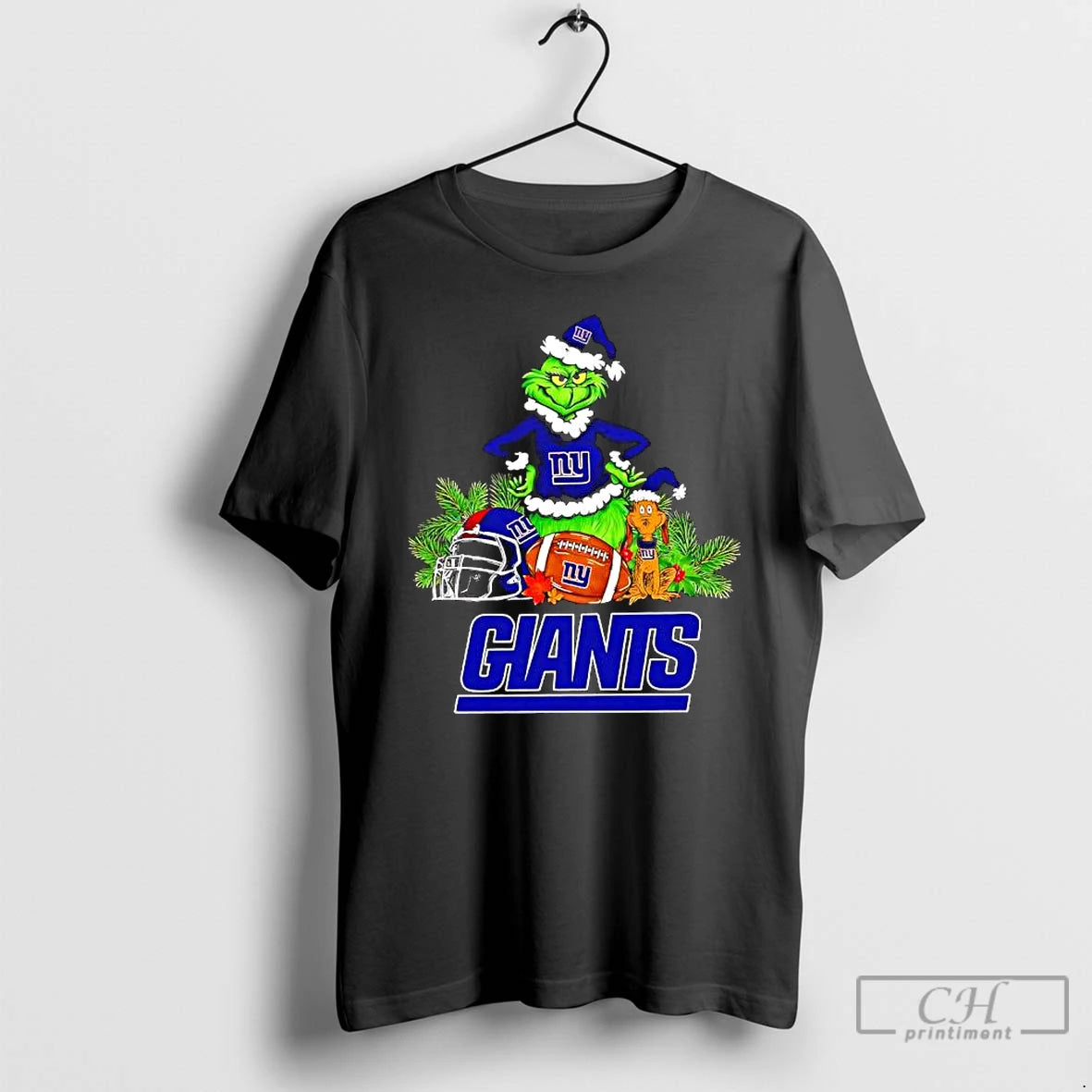 Premium The Grinch And Max New York Giants Christmas Helmet Items T-Shirts, Hoodie, Sweatshirt | CiraTrend.com