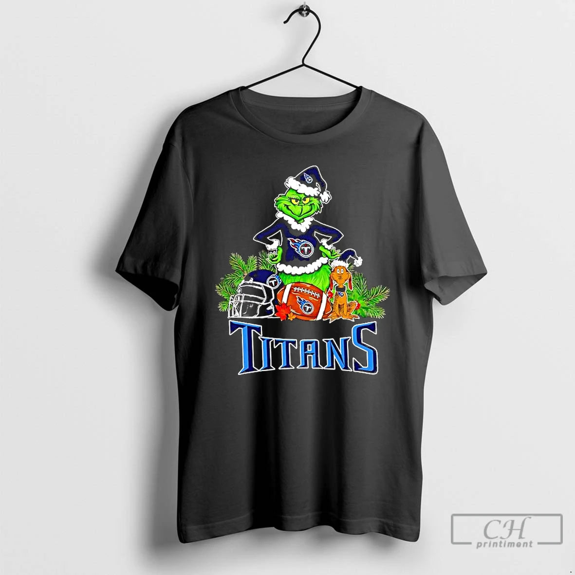 Premium The Grinch And Max Tennessee Titans Christmas Helmet Items T-Shirts, Hoodie, Sweatshirt | CiraTrend.com