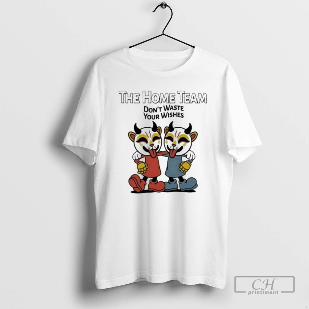 Premium The Home Team Dont Waste Your Wishes Cuphead Shirt Sweater Hoodie, Sweatshirt | CiraTrend.com