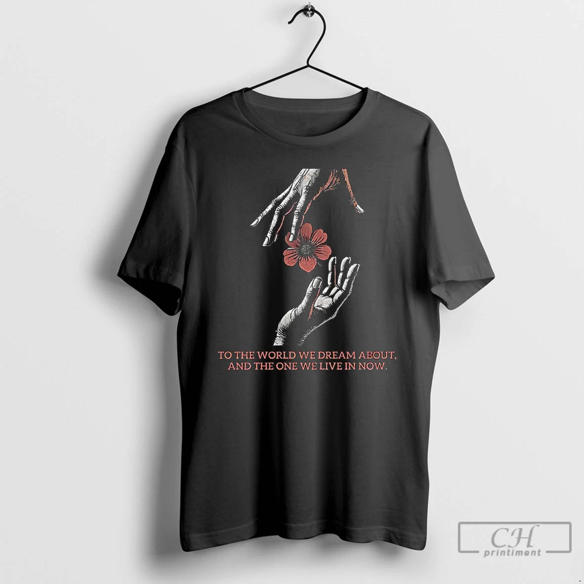 Premium To The World We Dream About Hadestown Inspired Hands And Flower T Shirts Sweater Hoodie, Sweatshirt | CiraTrend.com