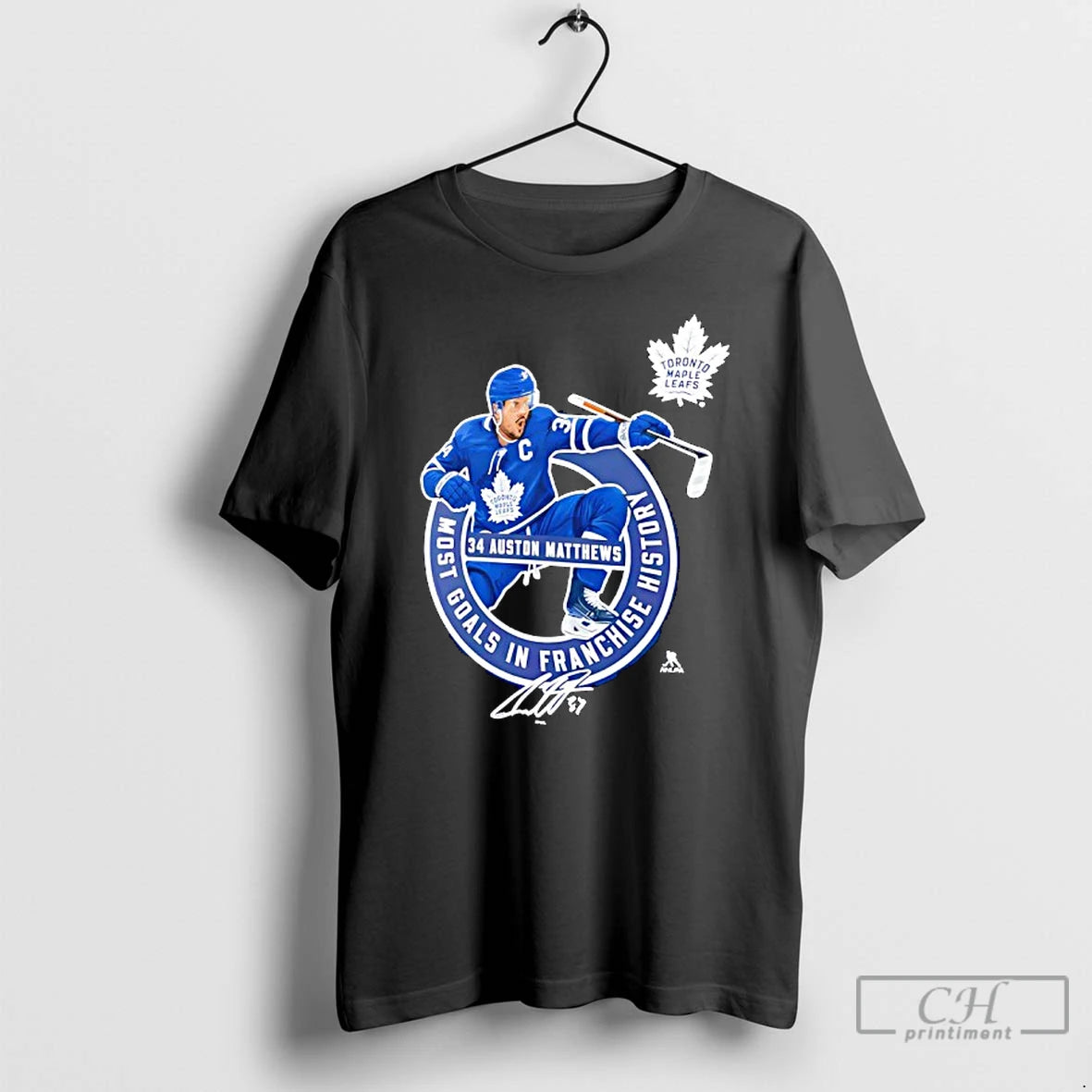 Premium Toronto Maple Leafs Auston Matthews Most Goals In Franchise History T-Shirts, Hoodie, Sweatshirt | CiraTrend.com