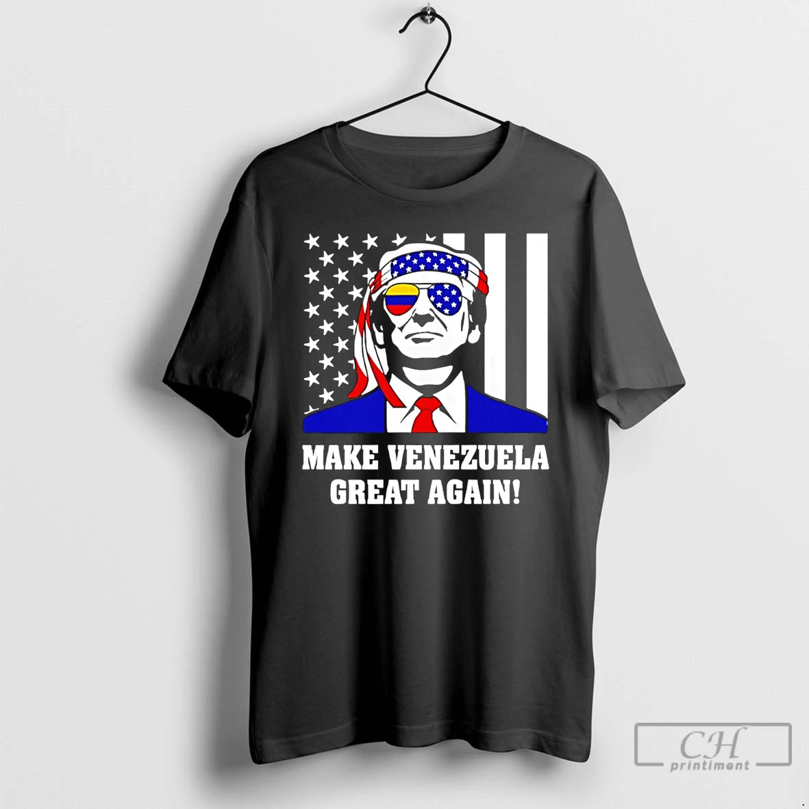 Premium Trump Make Venezuela Great Again Usa Flag T-Shirts, Hoodie, Sweatshirt | CiraTrend.com