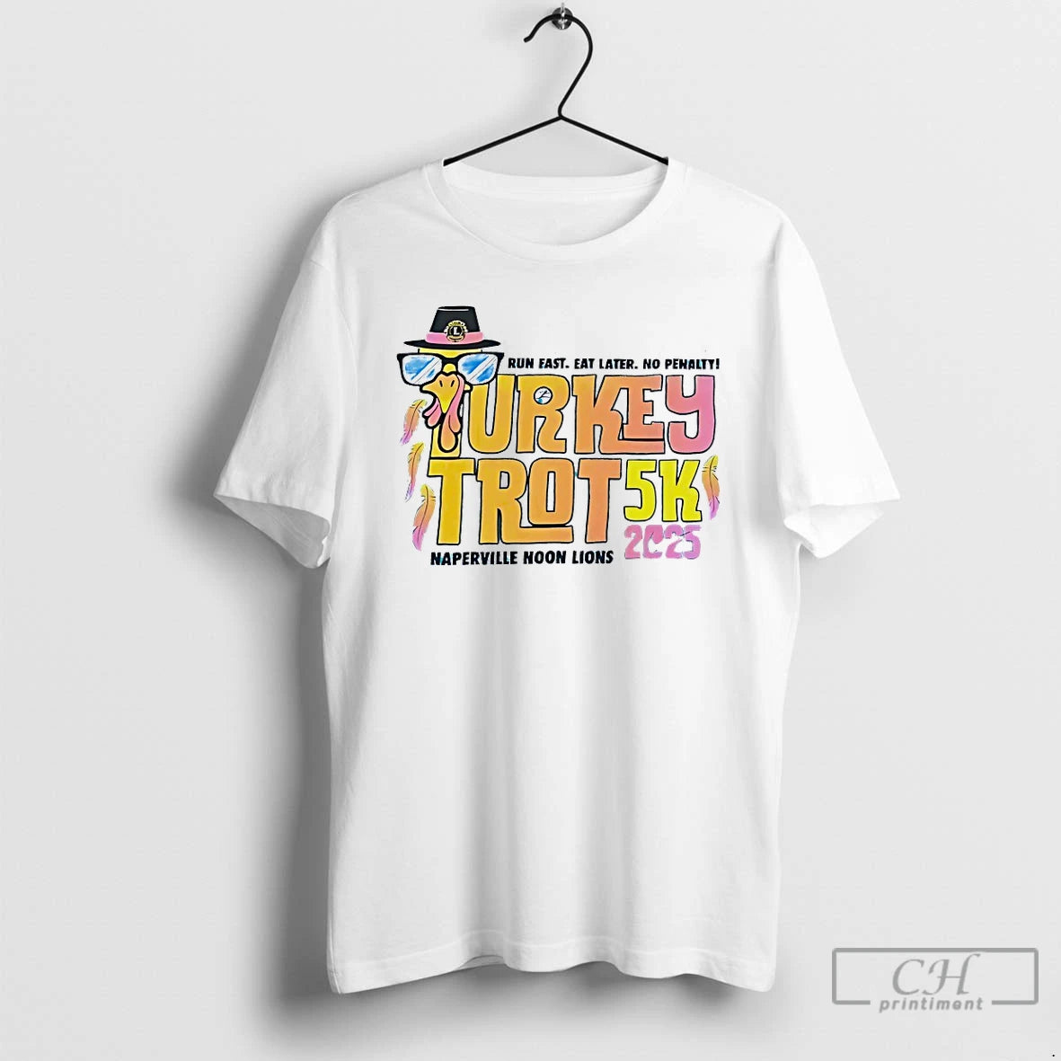 Premium Turkey Trot 5k Naperville Noon Lions 2025 T-Shirts, Hoodie, Sweatshirt | CiraTrend.com