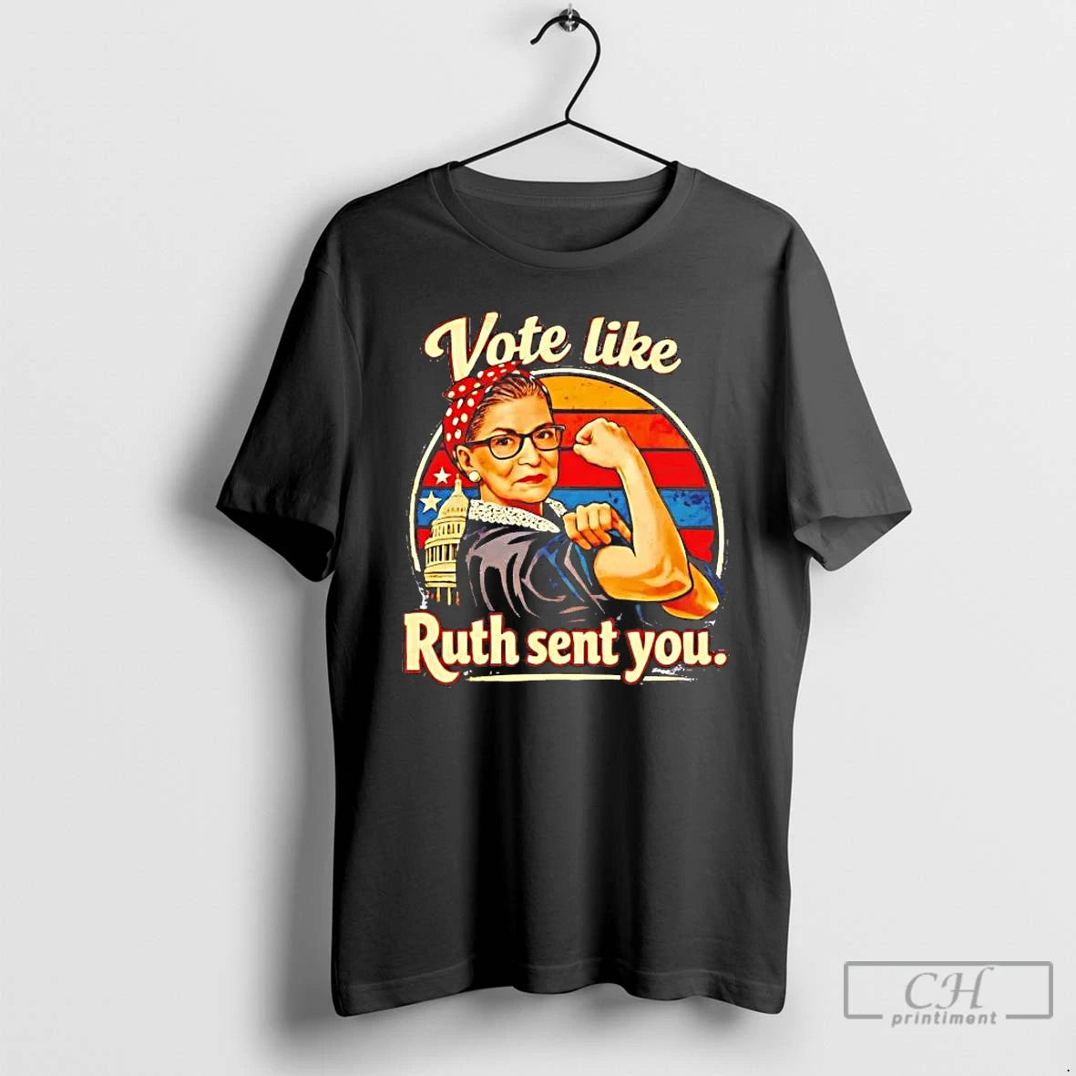 Premium Vote Like Ruth Bader Ginsburg Sent You Feminist Vintage T-Shirts, Hoodie, Sweatshirt | CiraTrend.com