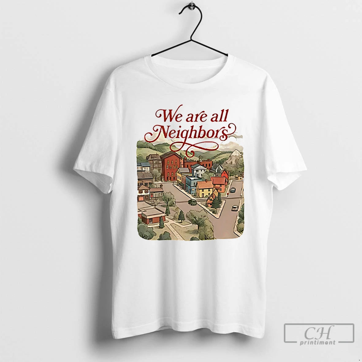 Premium We Are All Neighbors Anti Ice T-Shirts, Hoodie, Sweatshirt | CiraTrend.com