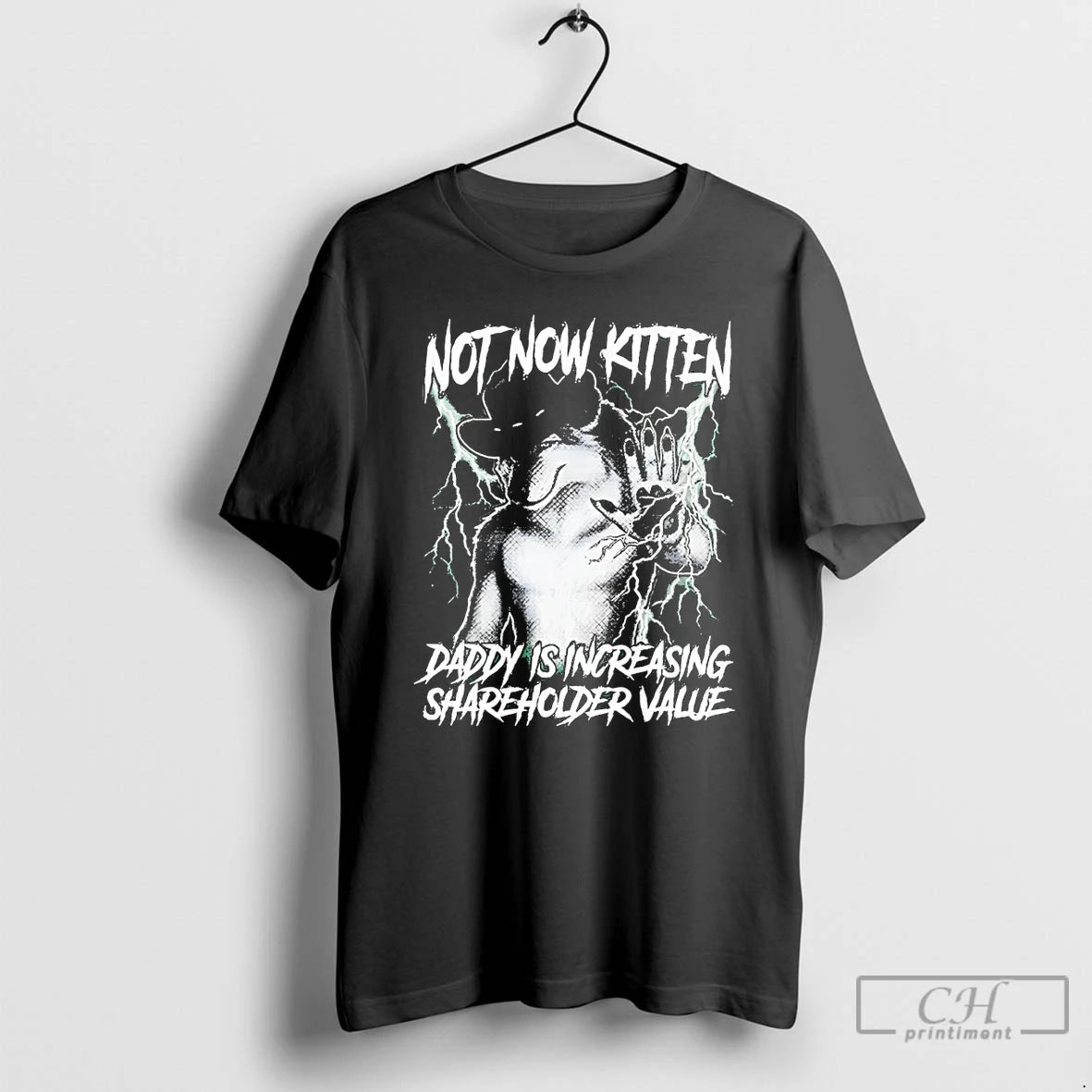 Premium Werewolf Not Now Kitten Daddy Is Increasing Shareholder Value T-Shirts, Hoodie, Sweatshirt | CiraTrend.com