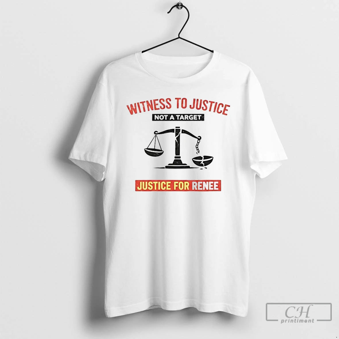 Premium Witness To Justice Not A Target Justice For Renee T-Shirts, Hoodie, Sweatshirt | CiraTrend.com
