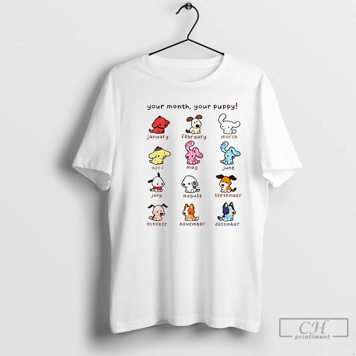 Premium Your Month Your Puppy Christmas Zodiac Puppy Christmas T-Shirts, Hoodie, Sweatshirt | CiraTrend.com