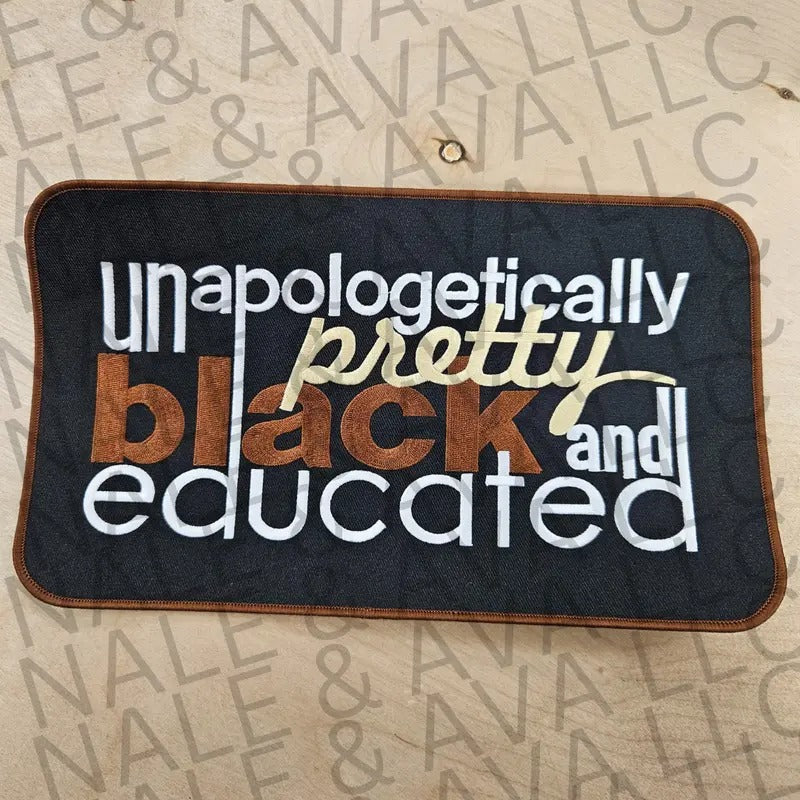 Pretty Black Educated Embroidered Patch ONLYstyle{n002}2 T-Shirts, Hoodie, Sweatshirt | CiraTrend.com