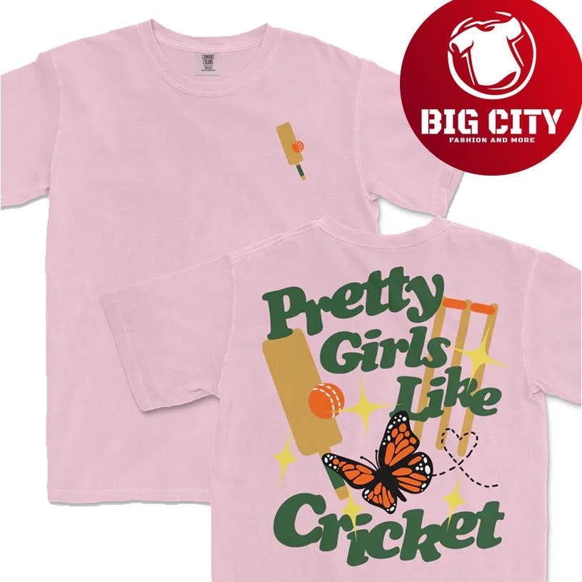 Pretty Girls Like Cricket Two Sided Shirt