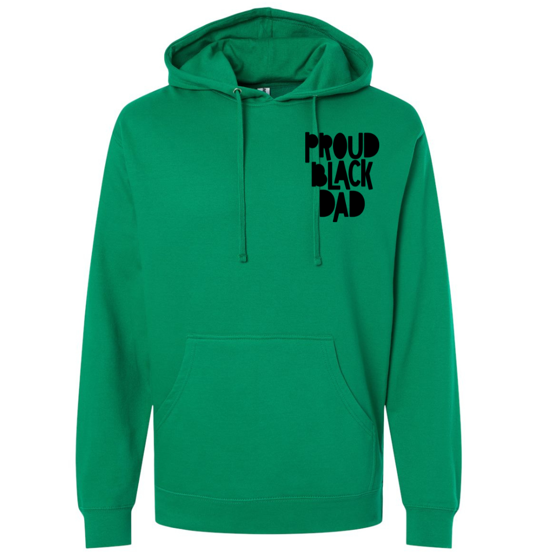 Proud Black Dad Hooded Sweatshirt  for Fathers T-Shirts, Hoodie | CiraTrend.com (Image 2)