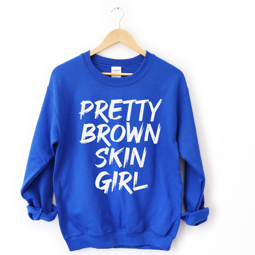 Pretty Brown Skin Girl Unisex Sweatshirt T-Shirts, Hoodie | CiraTrend.com (Image 2)