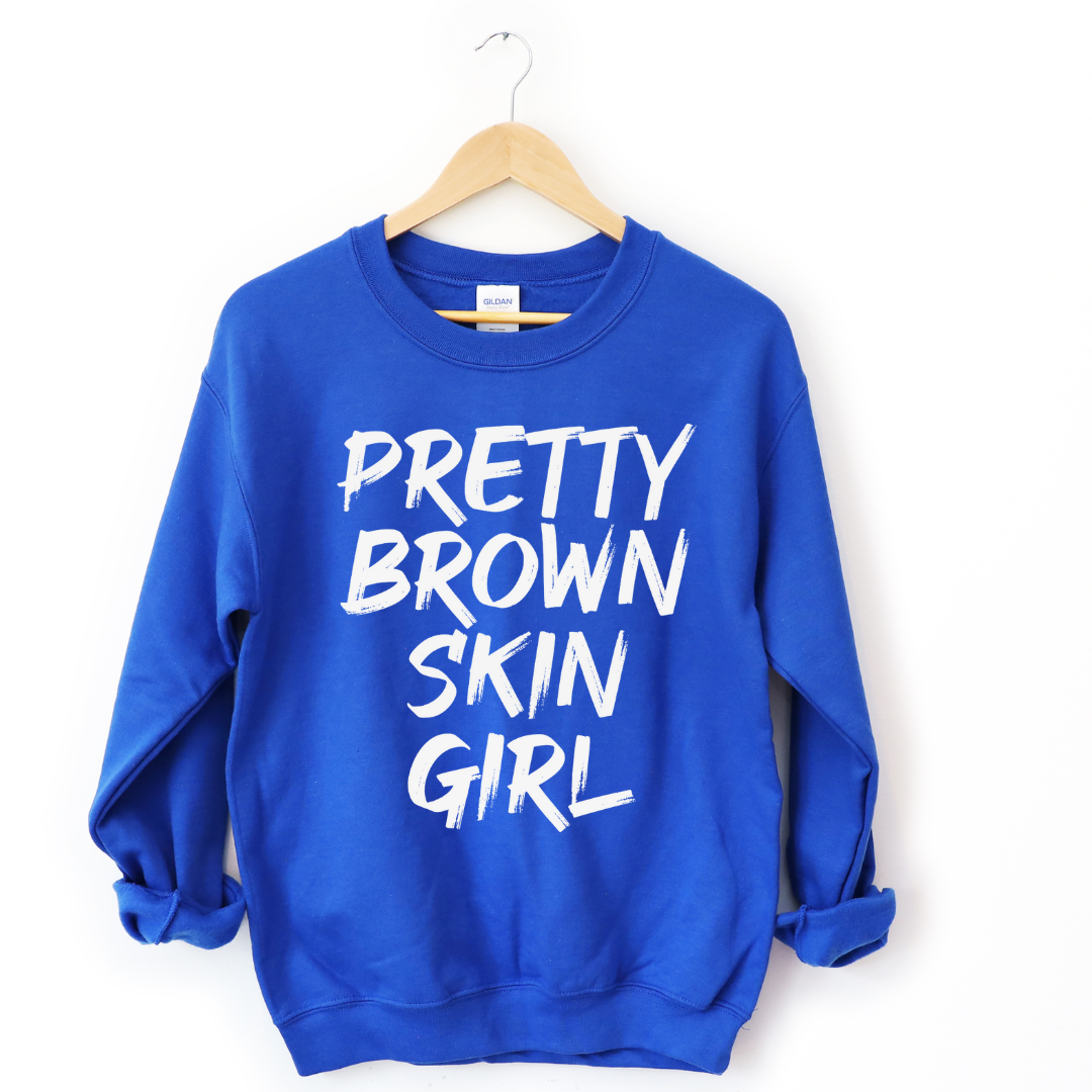 Pretty Brown Skin Girl Unisex Sweatshirt T-Shirts, Hoodie | CiraTrend.com (Image 2)