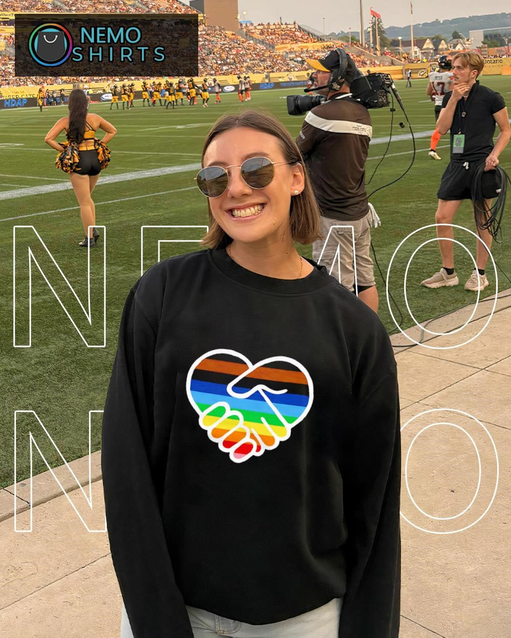 Pride unity interlocking hands LGBTQ Pride shirt