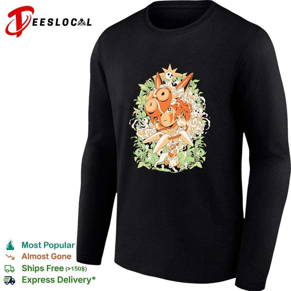 Princess Mononoke Moro and kodama Forest of the Gods shirt