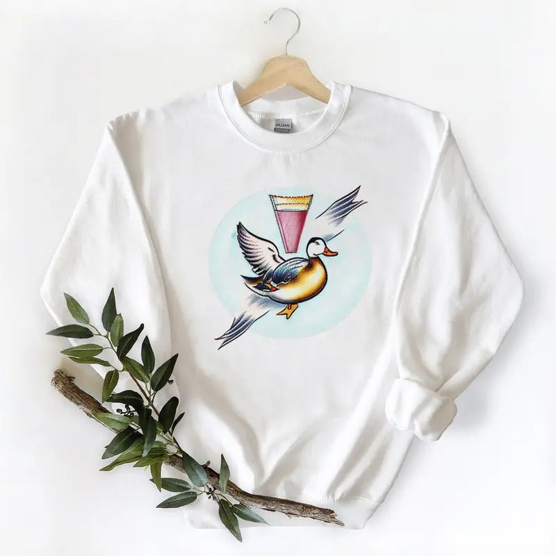 Print Mallard Duck art Unisex Tshirt Sweatshirt Hoodie, for duck hunters, husbands and Mallard duck lovers | CiraTrend.com