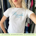Priscilla Movie T-Shirt Merch A Film By Sofia Coppola Baby Tee Fit Vintage Hoodie, Sweatshirt | CiraTrend.com