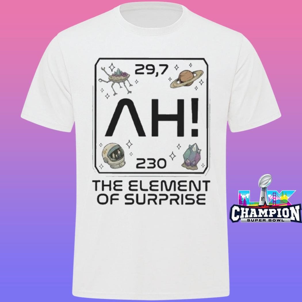 Project Hail Mary Ah Element Of Surprise Sci-fi Space Novel Shirt