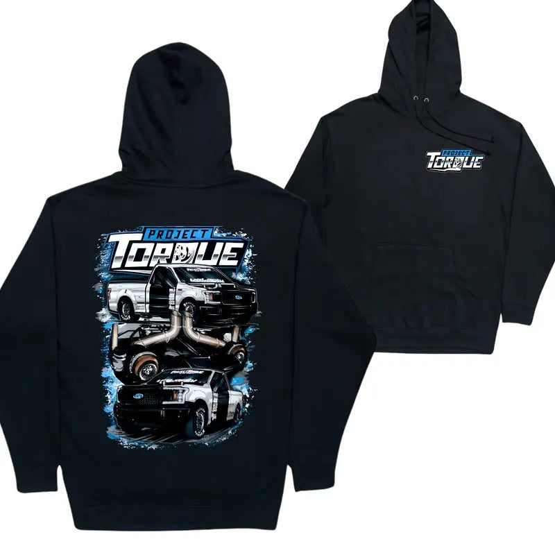 Project Torque Blue Print King Cobra 2.0 Hoodie – Premium Truck & Car Enthusiast Hoodie for Automotive Fans, Unisex...