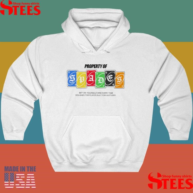 Property Of Bet On Yourself Win Every Time Designed For Player Built For Hustlers Shirts
