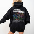 Protect Our Oceans Hoodie, Shark Sweatshirt, Save The Ocean Shirt, Possitive Crewneck, Marine Biologist Sweatshirt,...
