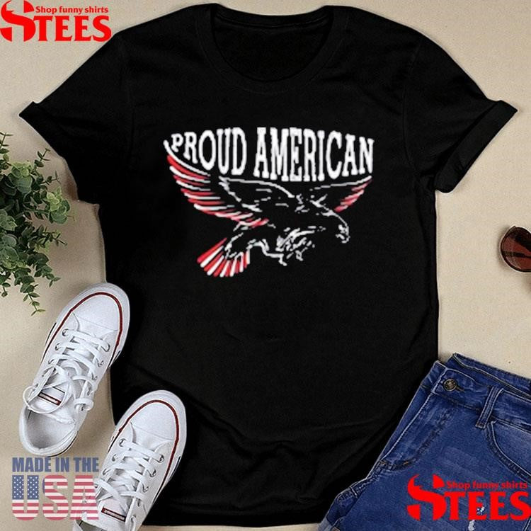 Proud American Flying Eagle T-shirt