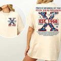 Proud Gen X Member Customized Year Shirt - Cream Cotton Top - All Sizes Available Hoodie, Sweatshirt | CiraTrend.com