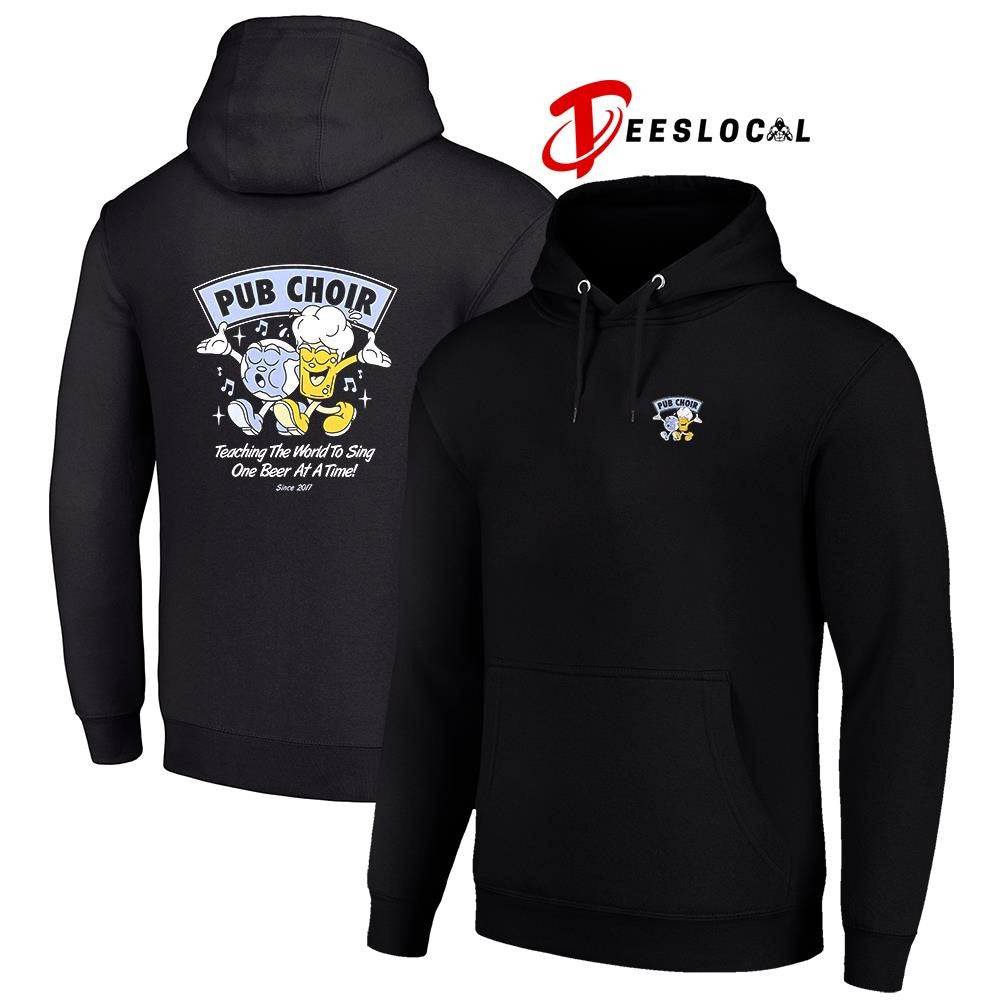 Pub Choir teaching the world to sing one beer at a time mascot shirt