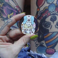 Up All Night Mum Nursing / Pumping Tattoo hard enamel pin. 1.75 inches in size. Extra large pin. T-Shirts, Hoodie, Sweatshirt