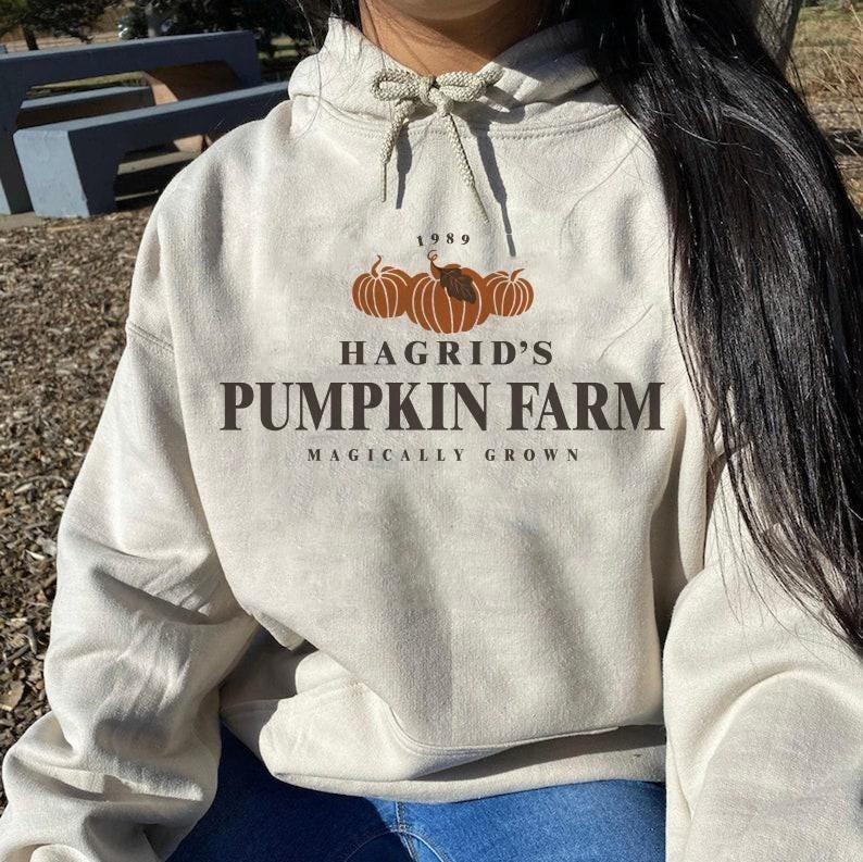 Pumpkin Patch Hoodie, Hagrid's Pumpkin Farm Hoodie, Fall pumpkin crewneck T-Shirts, Sweatshirt | CiraTrend.com