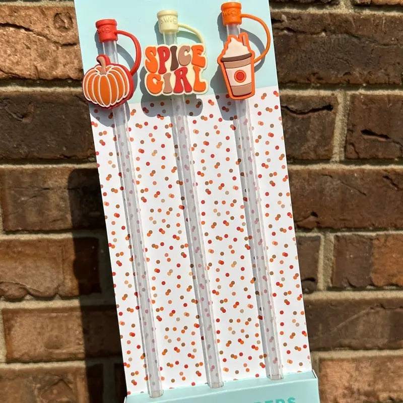 Pumpkin Spice Girl Straw Topper Set T-Shirts, Hoodie, Sweatshirt | CiraTrend.com