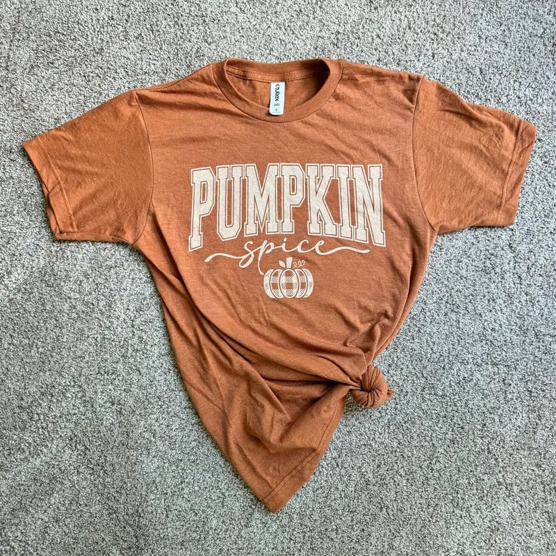 Pumpkin Spice Graphic Tee Hoodie, Sweatshirt | CiraTrend.com