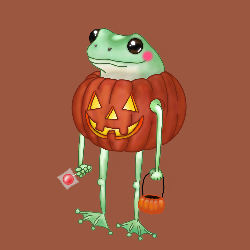 Pumpkin Froggy Tee Hoodie, Sweatshirt | CiraTrend.com (Image 2)