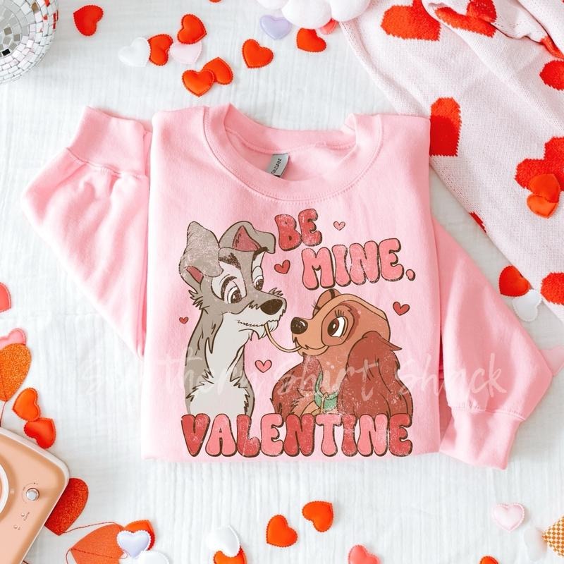 Puppy Love Valentine Sweatshirt | Valentines Day Sweatshirt T-Shirts, Hoodie | CiraTrend.com